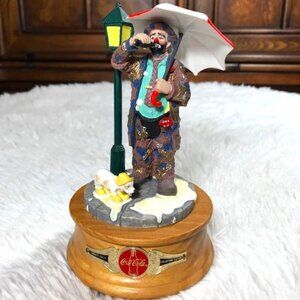 Vintage Coca-Cola Limited Edition Emmett Kelly Time for a Coke Musical Figurine